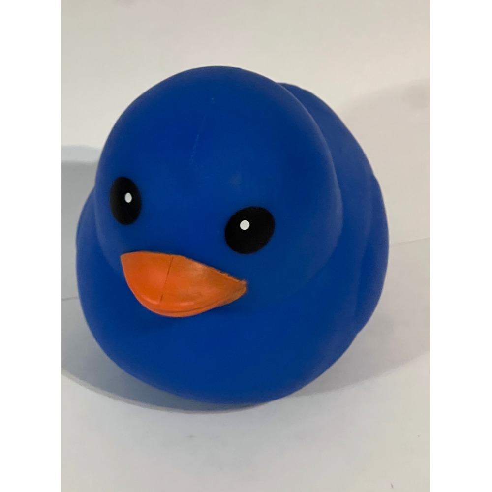 Sunny Days Entertainment Squishy Duck Blue Rubber Ducky Sensory Toy 5 Inch NEW